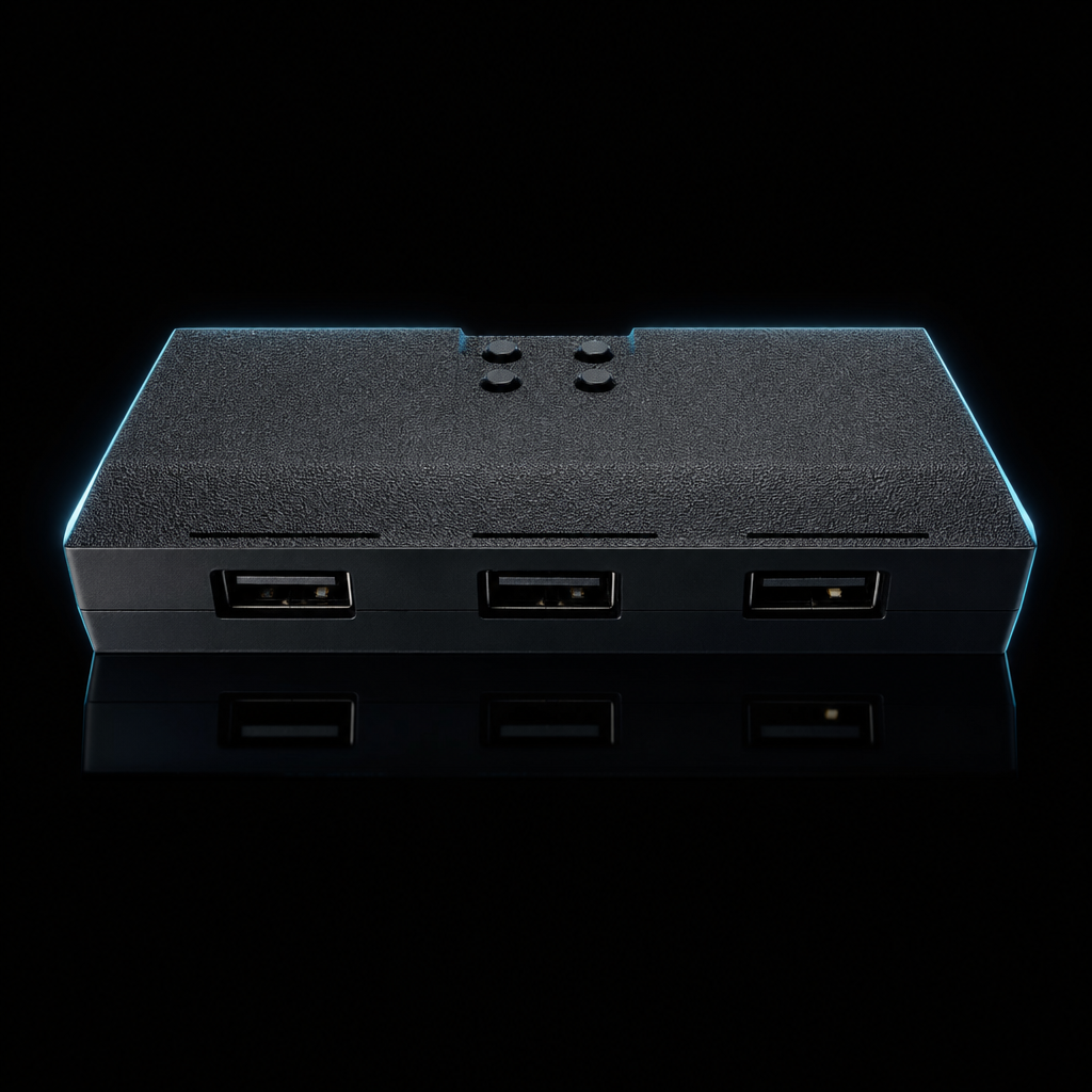 MTKmbox mouse passthrough adapter with three USB ports — Kuwait DMA